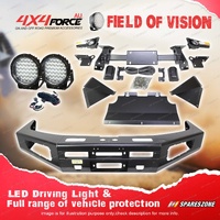4X4FORCE Ultimate Guard No Loop Bullbar Lights for Toyota Landcruiser Prado 150