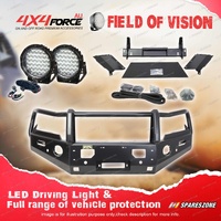 Armor Bumper Bullbar 3 Loop Guard Plate Drive light for Mazda BT50 08/20-02/25