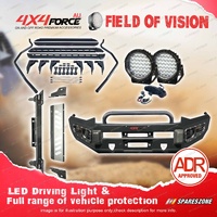 Safari Shield U Loop Bumper Bullbar Drive Light Side Steps for Isuzu D-Max 12-17