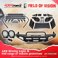 Safari Shield U Loop Bullbar Lights Side Steps for Toyota Landcruiser 100 Series