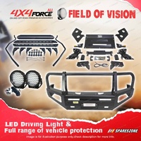 Premium Armor 3 Loop Bumper Bullbar Light Side Steps for Nissan Navara D40 11-On