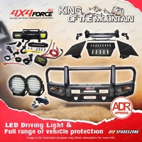 4X4FORCE Armor Bullbar Guard Plate Light Winch for Toyota Hilux Vigo 05-11