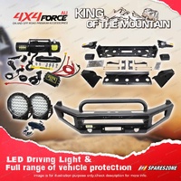 Safari Shield U Loop Bumper Bullbar Lights Winch for Volkswagen Amarok 11-23