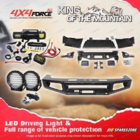 4X4FORCE Ultimate Guard No Loop Bumper Bullbar Lights Winch for GWM Tank 300