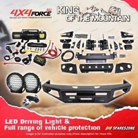 Ultimate Guard No Loop Bullbar Lights Winch for Nissan Navara D40 Thai 06-11