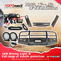 Premium Armor 3 Loop Bumper Bullbar Drive Lights Winch for Toyota Landcruiser 80