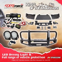 4X4FORCE Premium Armor 3 Loop Bumper Bullbar Lights Winch for GWM Tank 300