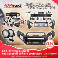 Safari Shield U Loop Bullbar Drive Light Winch for Mitsubishi Triton MR 19-20