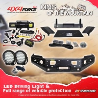 4X4FORCE Ultimate Guard No Loop Bullbar Light Winch for Mazda BT-50 08/20-02/25