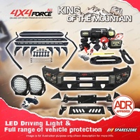 Ultimate Guard No Loop Bullbar Lights Side Steps Winch for Isuzu D-Max 18-20