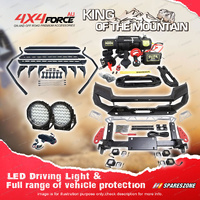 Ultimate Guard Bullbar Lights Side Step Winch for Nissan Navara NP300 D23 21+