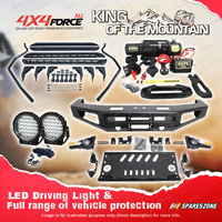 Ultimate Guard Bullbar Light Side Steps Winch for Toyota Landcruiser 79 Dual Cab