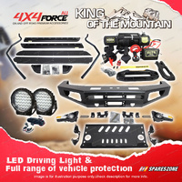 Ultimate Bullbar Lights Side Steps Winch for Toyota Landcruiser 79 Single Cab