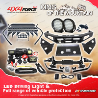 Ultimate Guard Bullbar Light Side Step Winch for Toyota Landcruiser 200 08-15