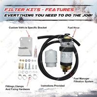 Fuel Manager Diesel Pre-Filter Kit for Toyota Hilux KUN16R KUN26R 3.0L 1KDFTV I4