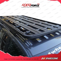 Aluminium 85x125cm Roof Rack Flat Platform with Bracket for Universal Single Cab