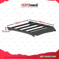 146x126x16.5cm AeroForce Aluminium Roof Rack Flat Platform for Ford Ranger T9