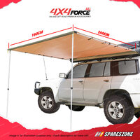 4X4FORCE 160x200cm Side Awning - Pullout Tent 4WD Camping Cover Shade Universal
