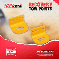 Pair 4X4FORCE Recovery Heavy Duty Tow Points for Nissan Navara D22 97-15