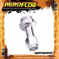 Aeroflow Female Carburettor Adapter -8 suit Holley Silver Includes washer
