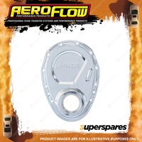 Aeroflow Stamped Steel Timing Cover Chrome Suit Small Block Chevy