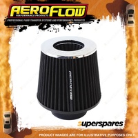 Aeroflow Round Inverted Tapered Air Filter Element With Chrome Ends