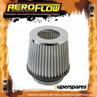Aeroflow Round Inverted Tapered S/ Steel Meshair Filter Element W/ Black End