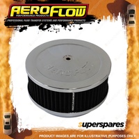 Aeroflow Chrome Air Filter Assembly 6-3/8" X 2-1/2" 5-1/8" Neck Washable