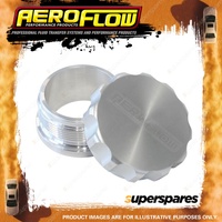 Aeroflow Brand 76.2mm 3" Billet Alloy Weld On Filler with Silver Cap