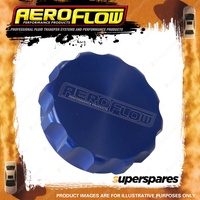 Aeroflow Brand Replacement Billet Cap Suits -24 Base Blue Anodised