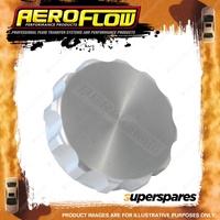 Aeroflow Brand 63.5mm 2-1/2" Billet Alloy Filler Cap Silver Finish