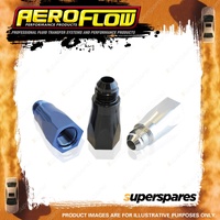 Aeroflow Adjustable Check Valve -8 AN Blue Finish Male To Female AN Outlets