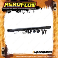 Aeroflow Billet EFI Fuel Rails Black for Ford BA-BF 4.0L Dohc 6 Cyl