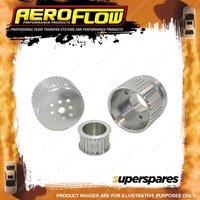 Aeroflow Gilmer Drive Kit Silver Finish for Chev V8 With Long Water Pump