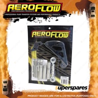 Aeroflow Billet Aluminium Alternator Bracket Black for Small Block CHEVY Mid M