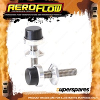 Aeroflow Universal Billet Bonnet Adjusters 5/16" Unc Thread Polished Finish