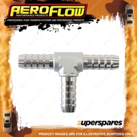 Aeroflow Aluminium T Piece 4Mm / 5/32" Silver Tee Vacuum Silicone Hos