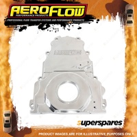 Aeroflow 2-Piece Billet Aluminium Timing Cover Polished for Holden LS Series