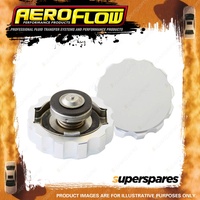 Aeroflow Billet Radiator Cap Small Style Suit 32mm Water Neck Silver Finish