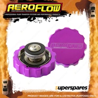 Aeroflow Billet Radiator Cap Large Style Suit 42mm Water Neck Purple Finish