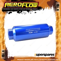 Aeroflow 40 Micron Pro Filter With -12AN ORB Ports Blue Finish AF66-2043-40