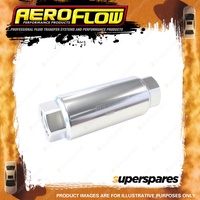 Aeroflow 60 Micron Pro Filter With -12AN ORB Ports Silver Finish AF66-2044S
