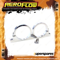 Aeroflow Dual Filter Bracket for 2-1/2" Filters Or Reservoirs Polished