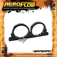 Aeroflow Dual Filter Bracket for 2-1/2" Filters Or Reservoirs Black