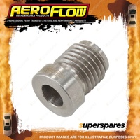 Aeroflow Stainless Steel Weld-On K-Style Egt Bung 7/16"-20 Suits 1/4" Probe
