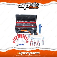 888 Series 66Pcs Starter Toolkit - Metric Sockets Spanners Adjustable Wrench
