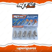 SP Tools Scorpion 10Pcs 3/8" Barb Male Hose Plug Box - Nitto Style Durable