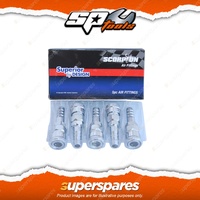 SP Tools Scorpion 5Pcs 1/2" Barb Coupler Hose Box - Nitto Style Durable