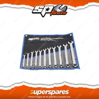 SP Tools 11Pcs Combination ROE Spanner Set - Metric Chrome Vanadium Steel Wrench