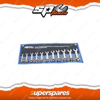 SP Tools 11Pcs Combination ROE Stubby Spanner Set - Metric Chrome Vanadium Steel